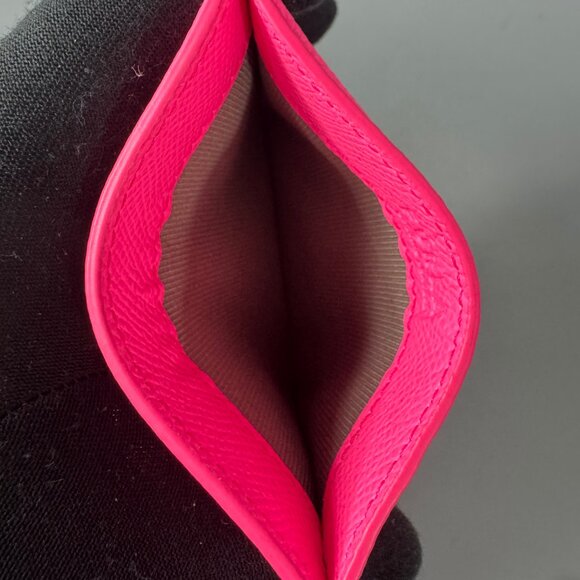 Furla Leather Card Holder in Pink - Picture 8 of 14